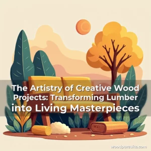 Artistic representation for The Artistry of Creative Wood Projects: Transforming Lumber into Living Masterpieces